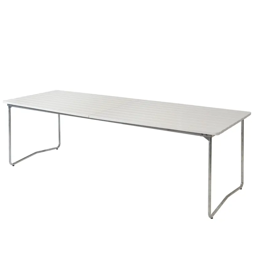 B31 bord vit ek/varmförzinkad 230x92 cm