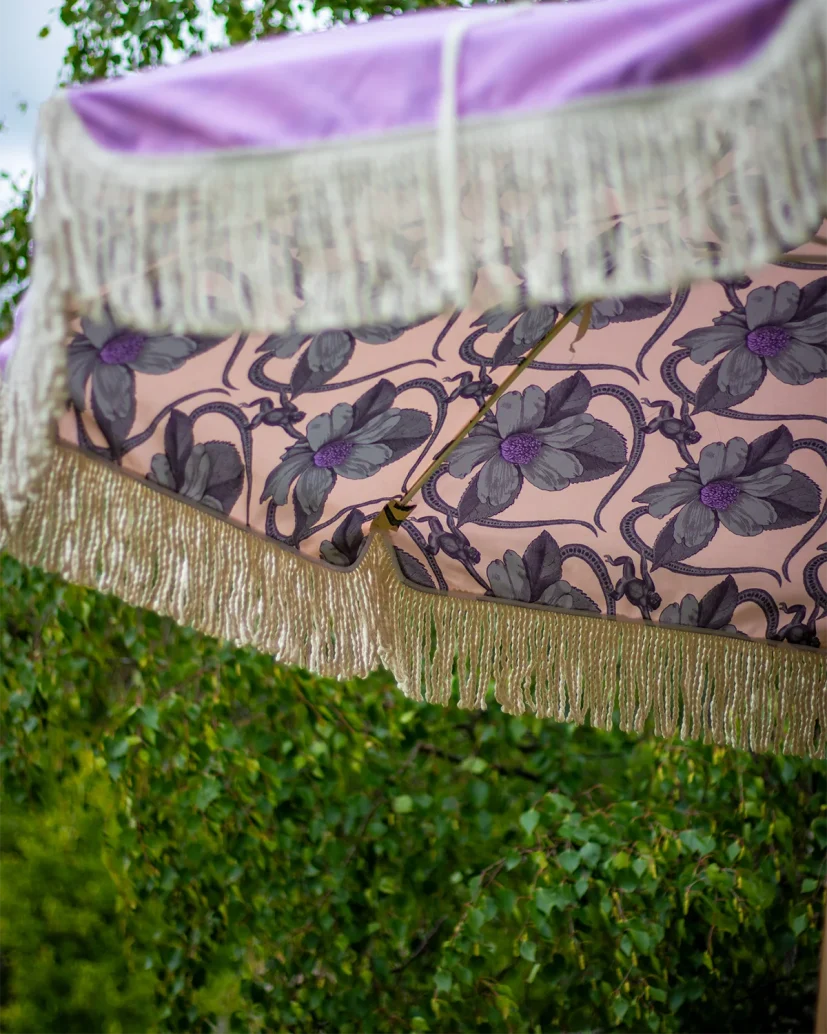 Monkan Purple Rain strandparasoll Ø180 cm