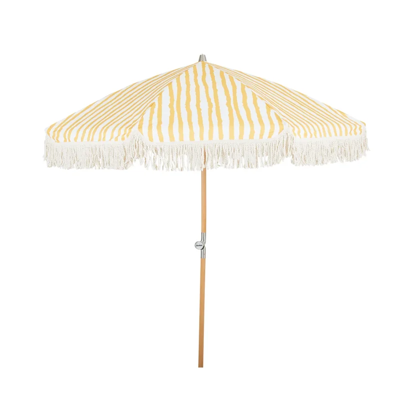 Gatsby parasoll gulrandigt Ø180 cm