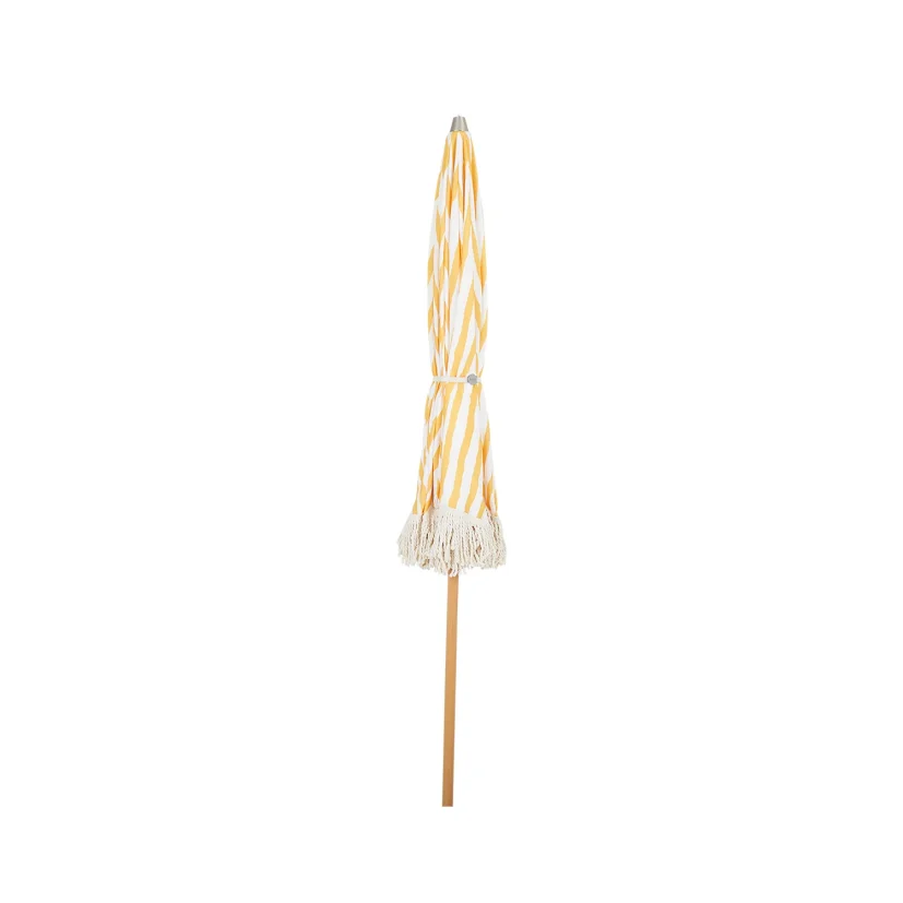 Gatsby parasoll gulrandigt Ø180 cm