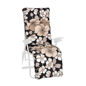 Baden-Baden flockdyna 97B Nostalgi beige/grå