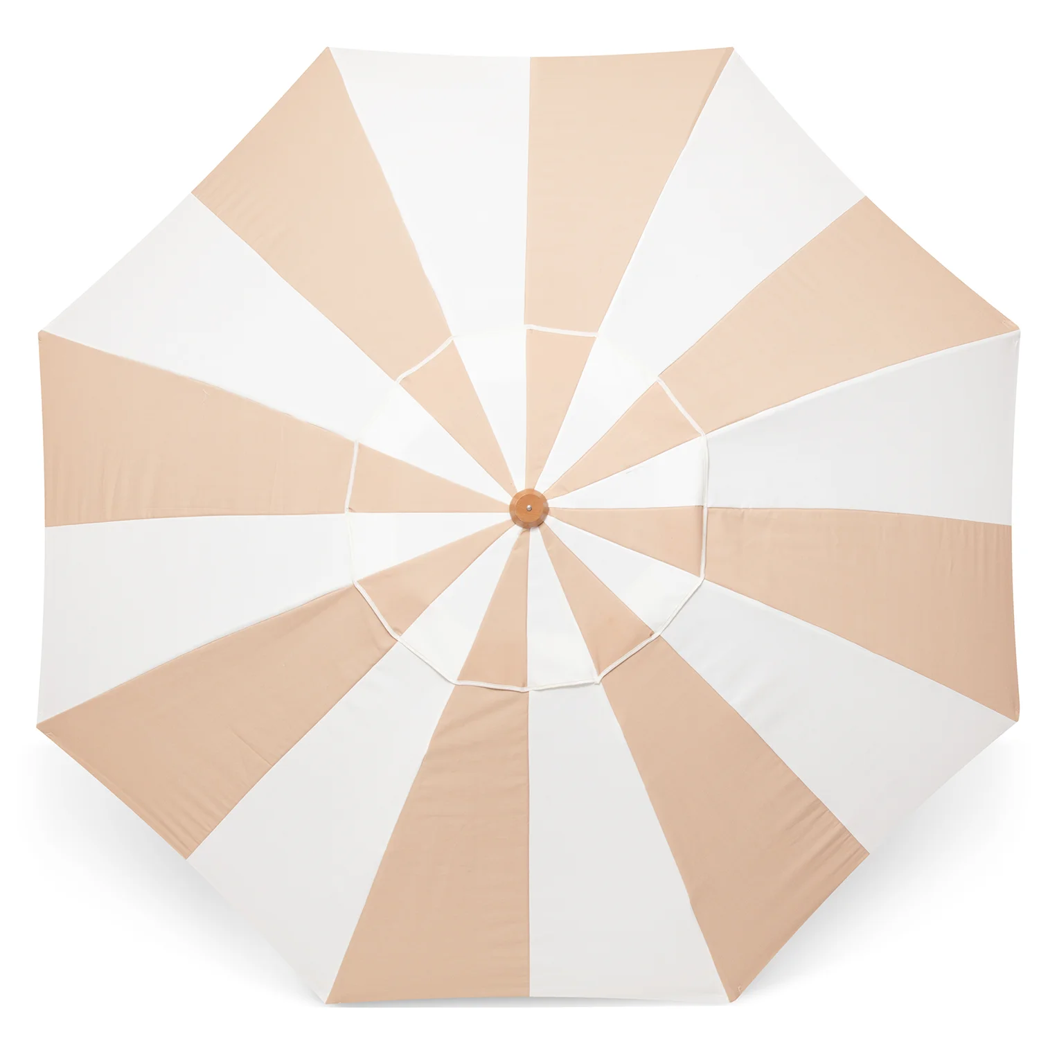 Monte Clerigo Striped Caramel trädgårdsparasoll Ø210 cm - Bild 2