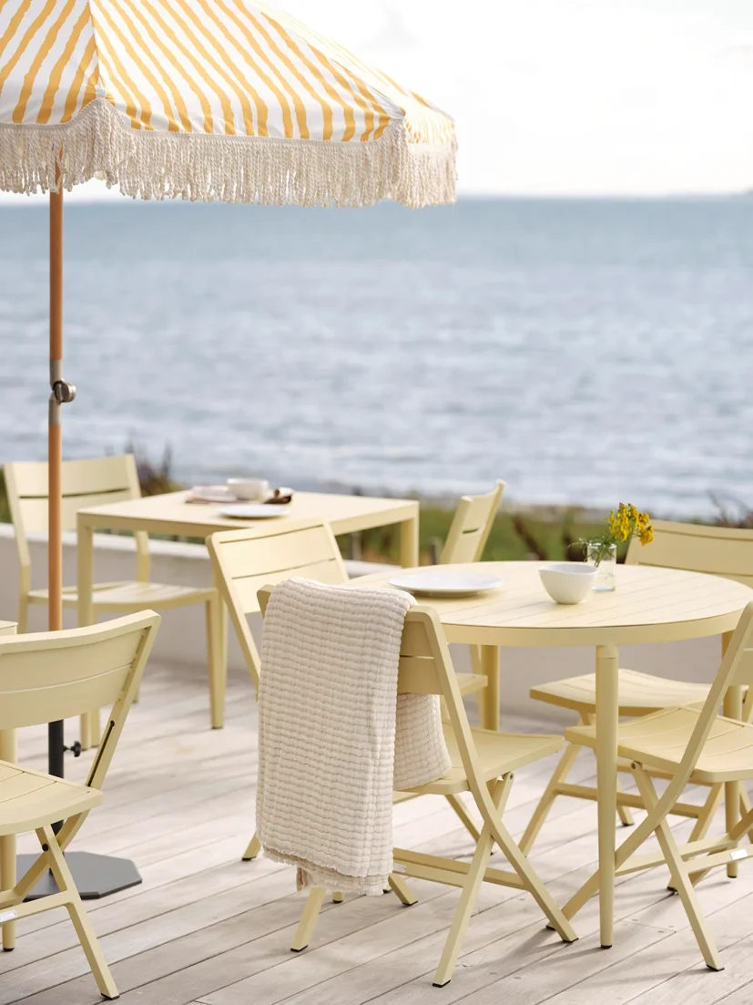 Bigby matbord Lemon Ø100 cm