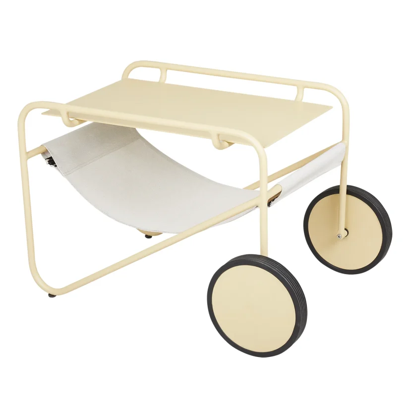 Poul Table sidobord Lemon/Offwhite