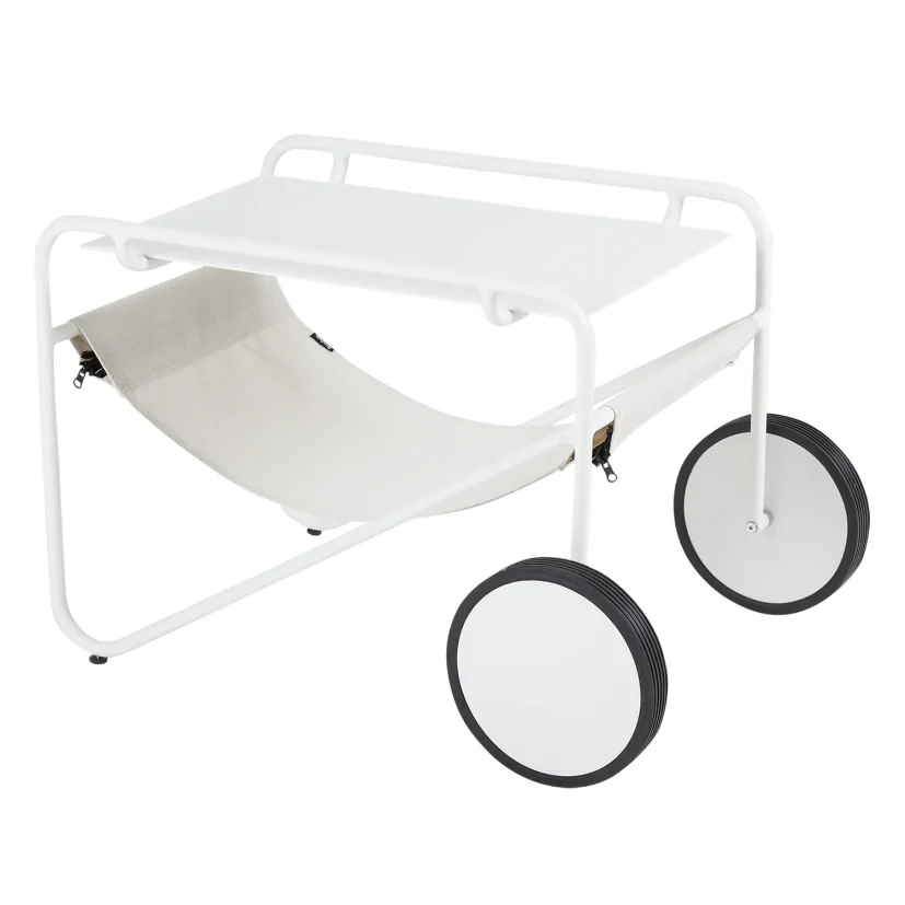 Poul Table sidobord vit/Off-white