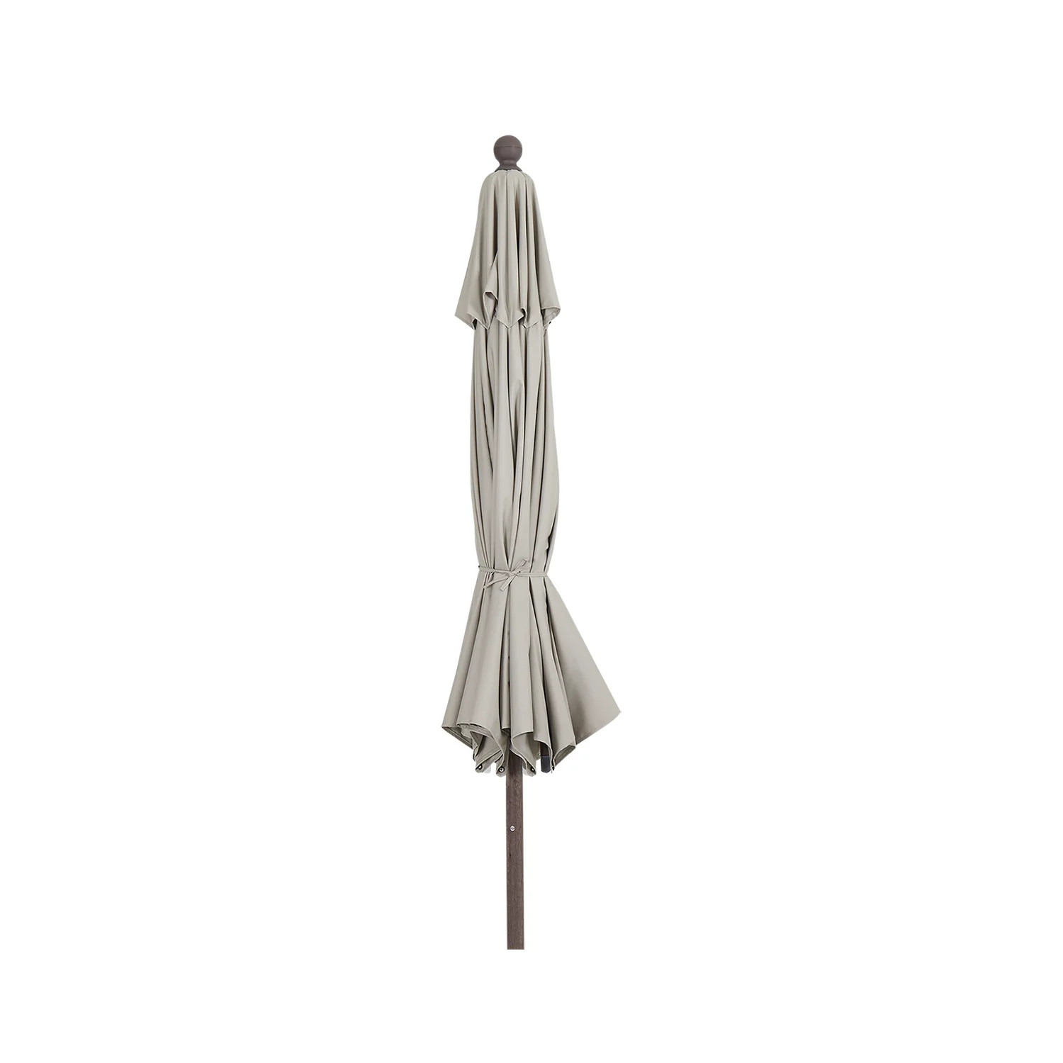 Paliano parasoll brun/taupe, Ø300 cm