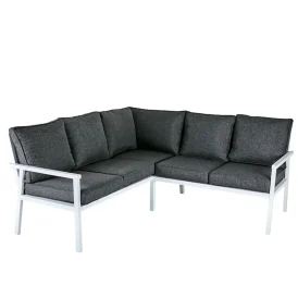 Rana hörnsoffa liten hög vit, 195/195 cm