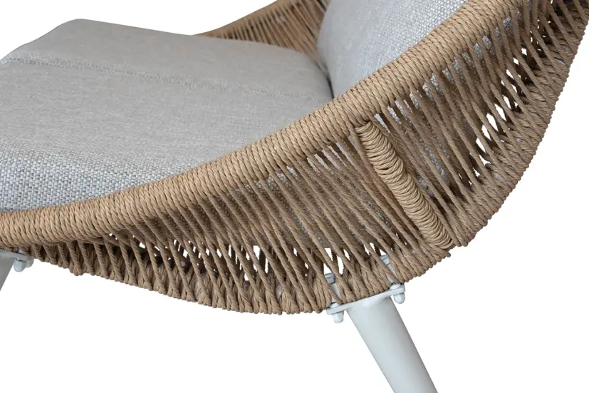 Olivia loveseat Cream/Natur twist/beige allväder