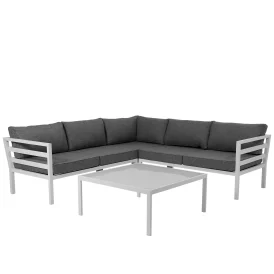 Weldon/Leone hörnsoffgrupp vit