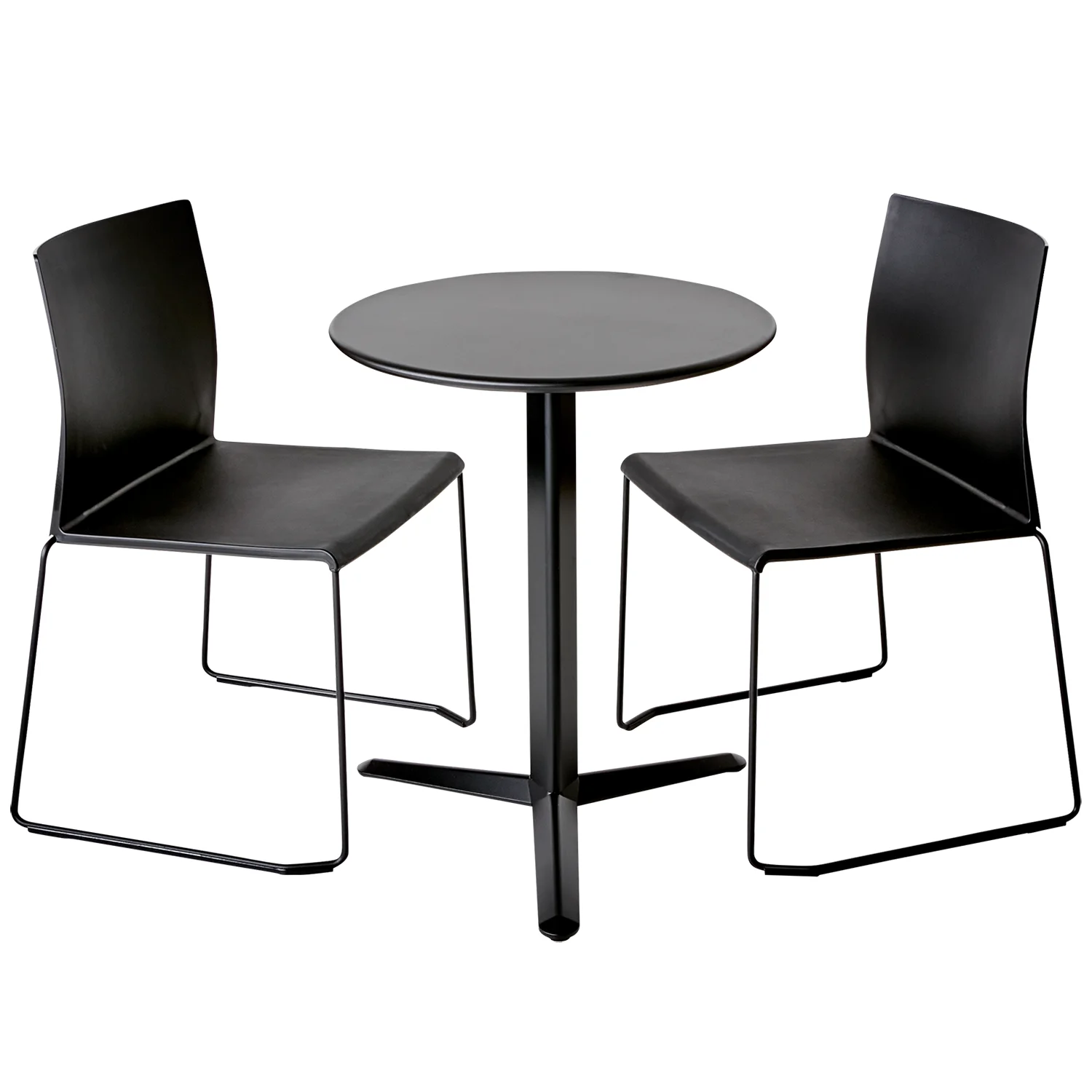 Artesia matstol svart/svart