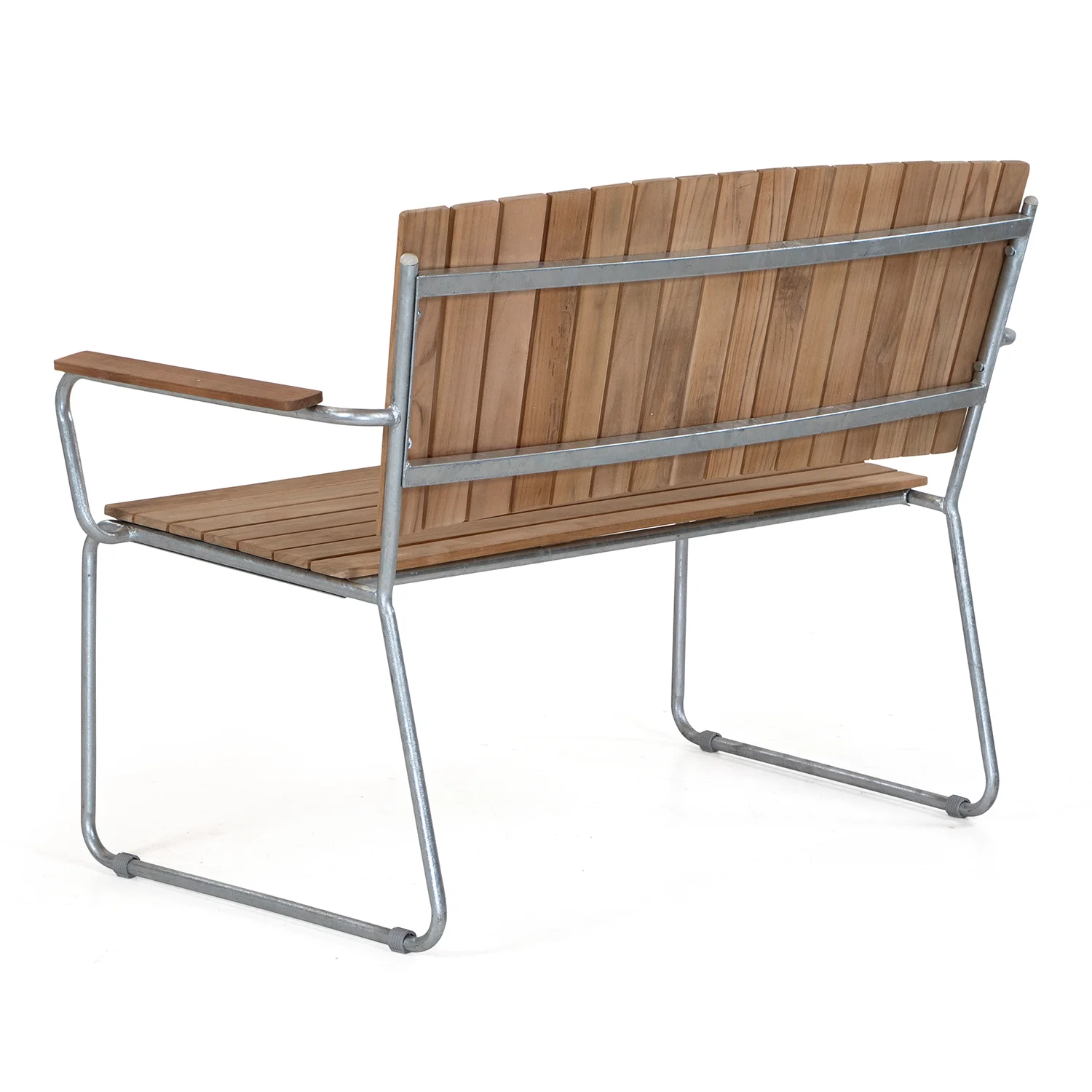 Sigtuna soffa teak/galv