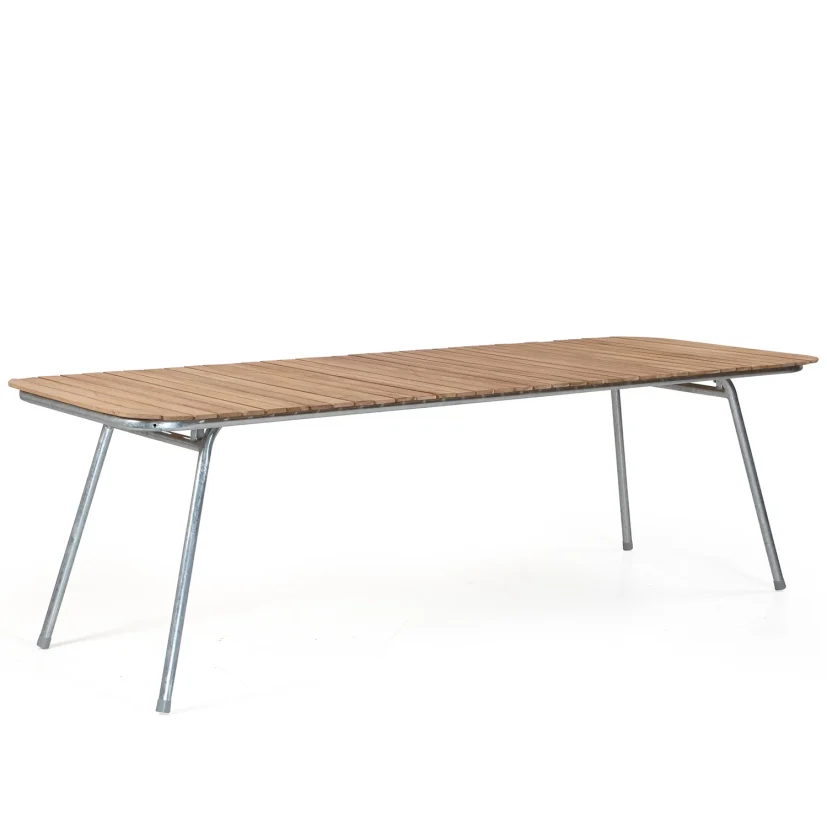 Sigtuna bord teak/galv 240x90 cm