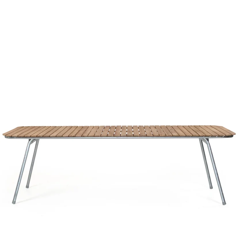 Sigtuna bord teak/galv 240x90 cm