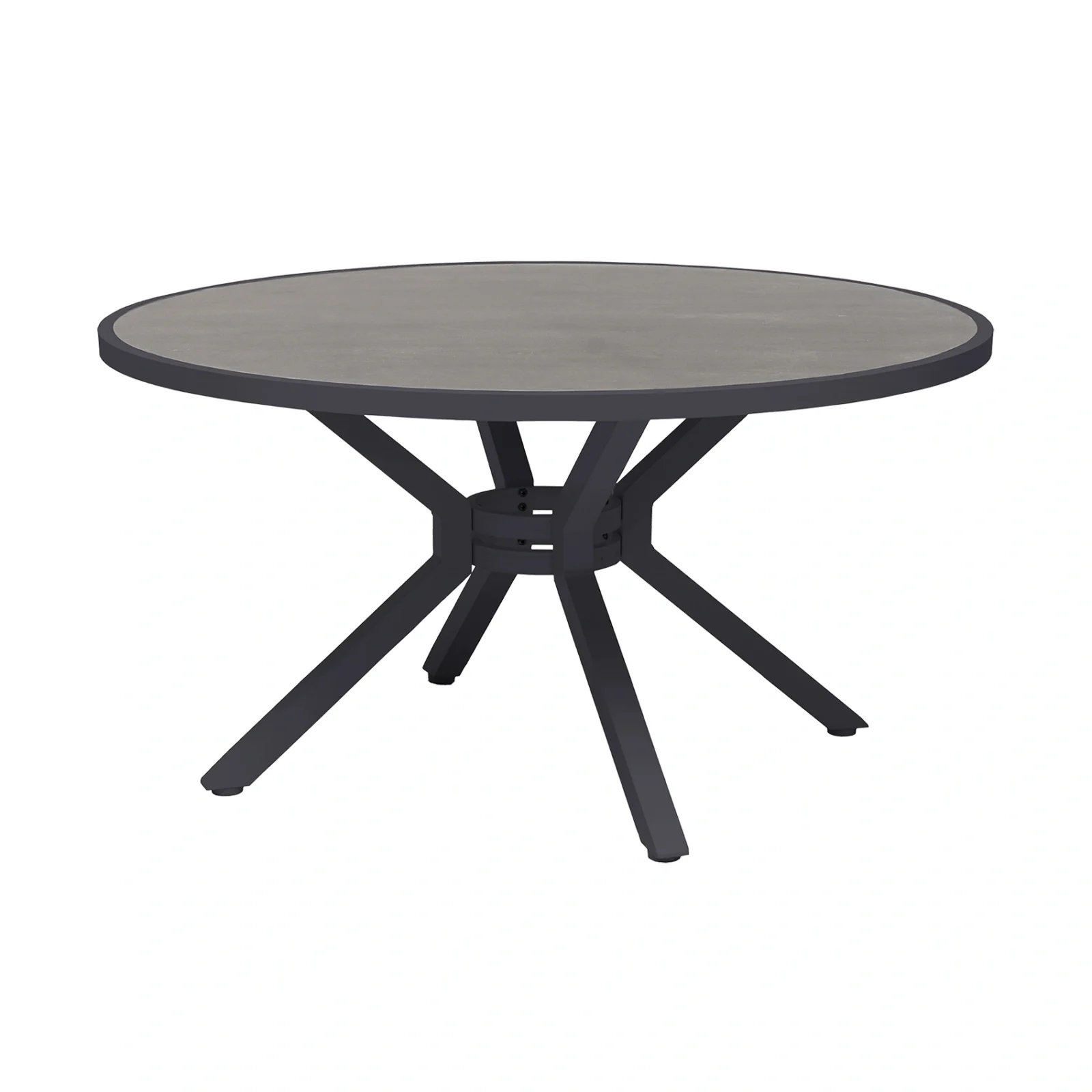 Hånger matbord svart Ø140 cm