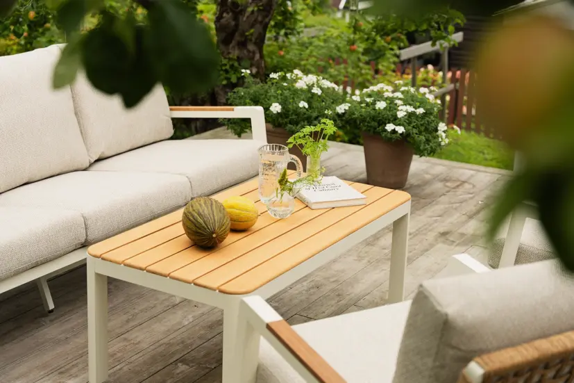 Verona soffgrupp Cream/Natur twist/beige/teak