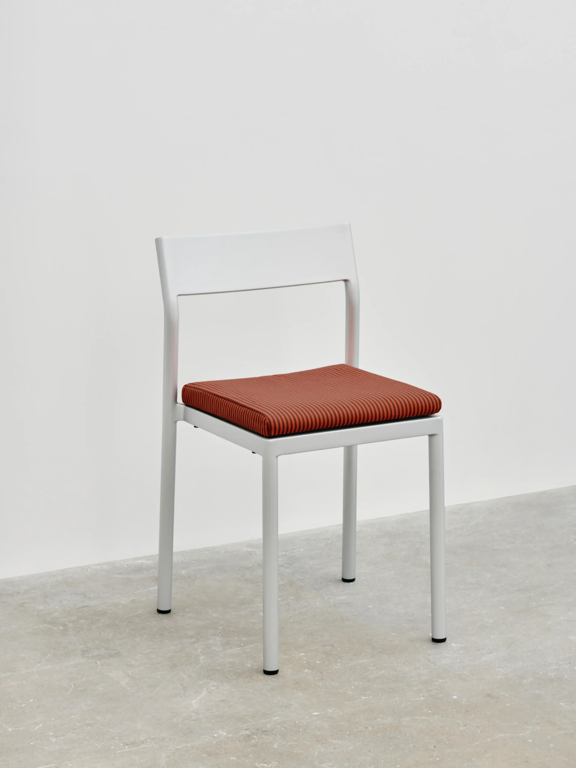 Type sittdyna till stol brun/orange randig