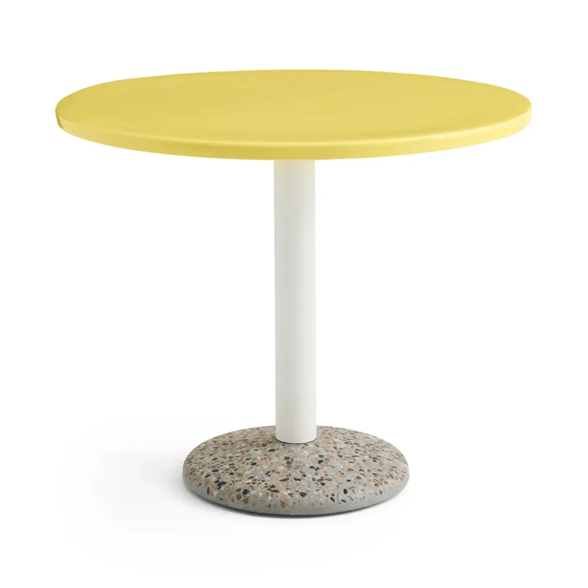 Hay Ceramic cafébord gul Ø90 cm