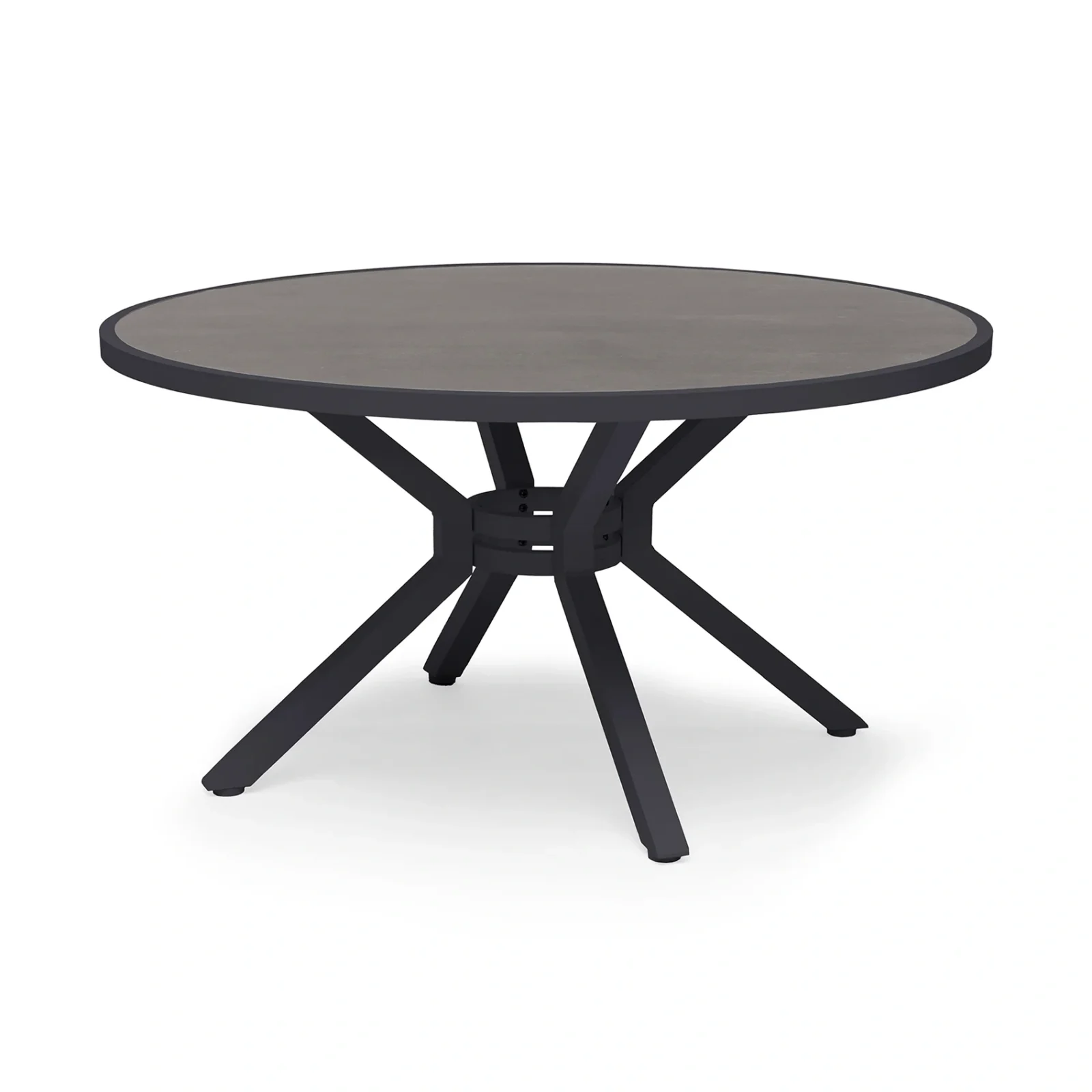 Hånger matbord svart Ø140 cm