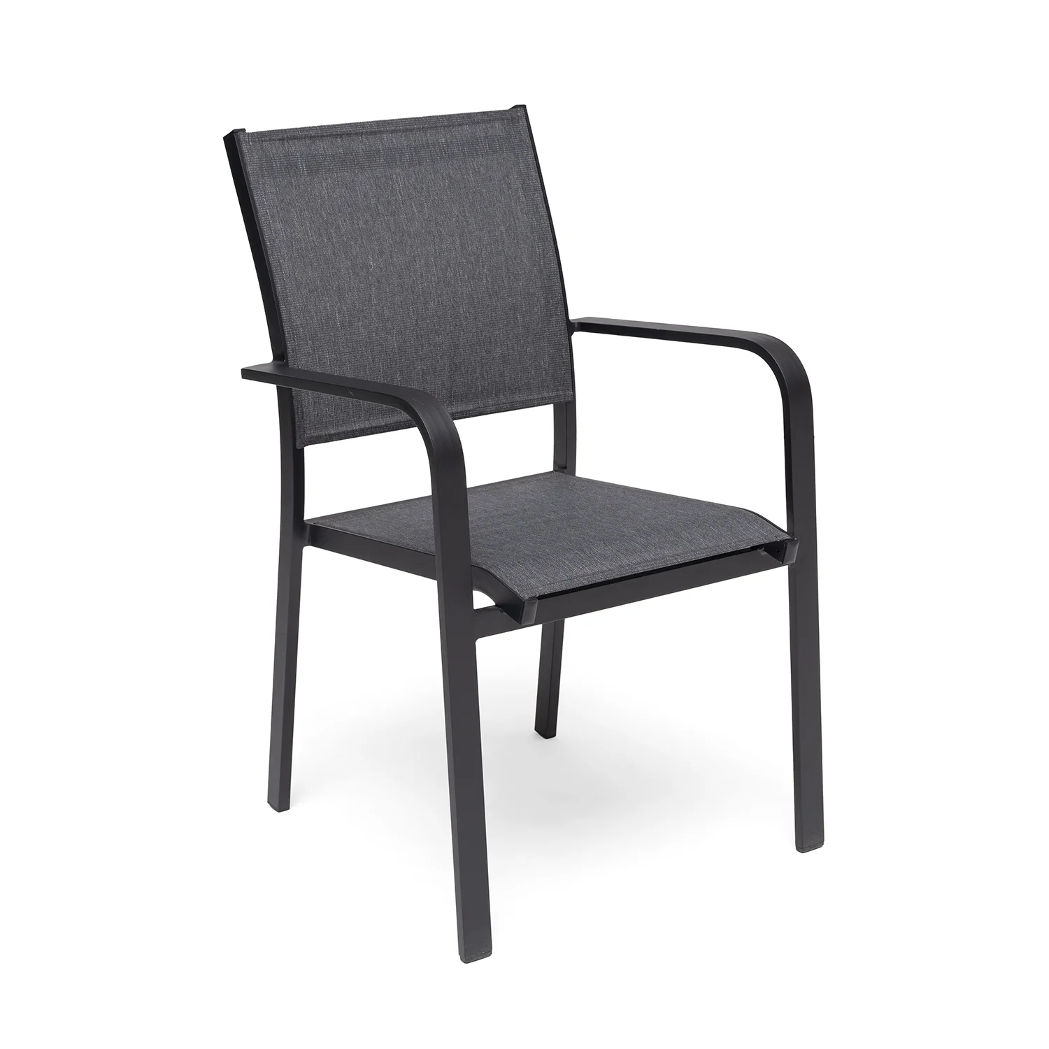 Hånger stapelstol svart/mörkgrå