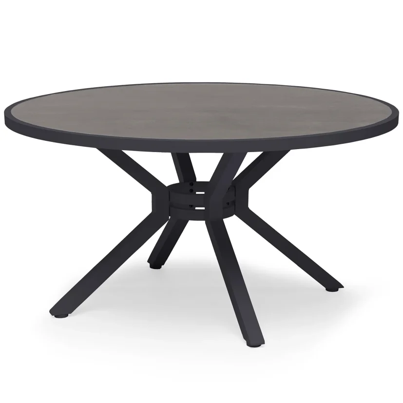 Hånger matbord svart Ø140 cm