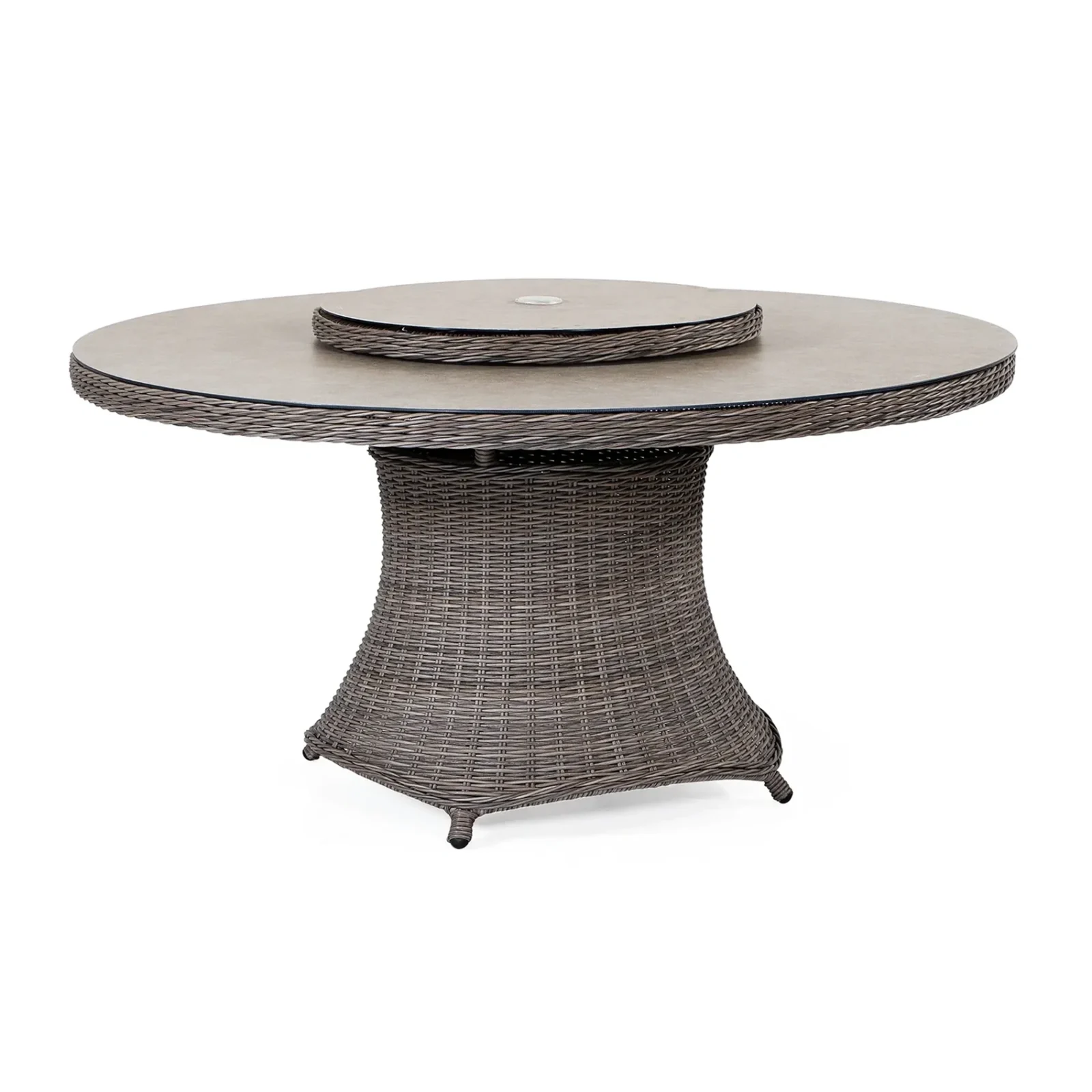 Hastings matbord med ishink - drivved/sand, Ø150 cm
