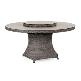 Hastings matbord med ishink - drivved/sand, Ø150 cm