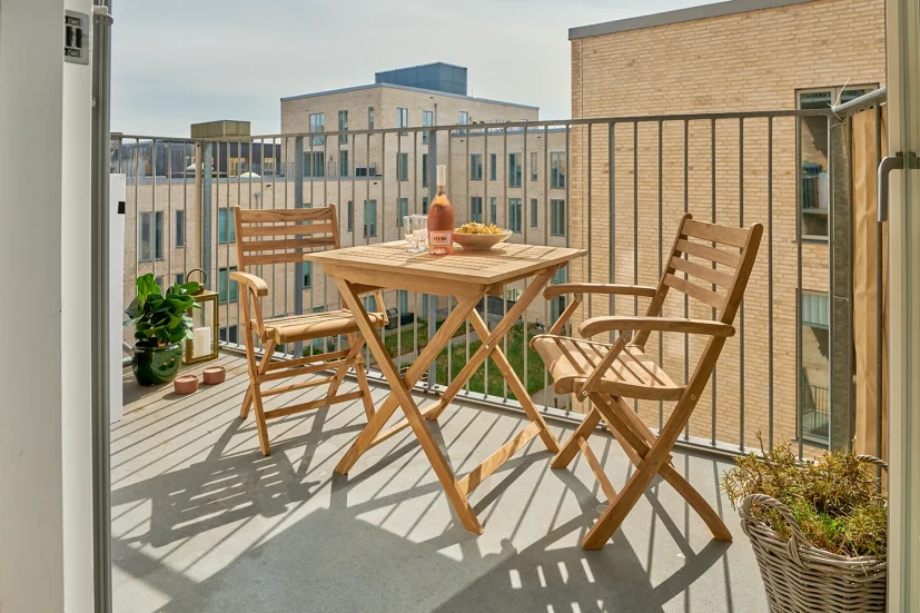 York bord teak 70x70 cm