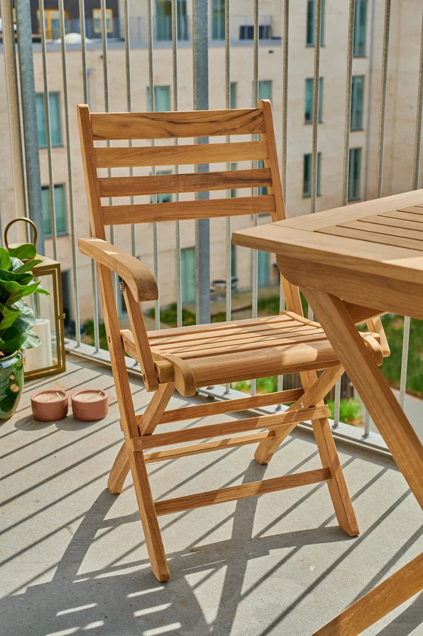 York bord teak 70x70 cm