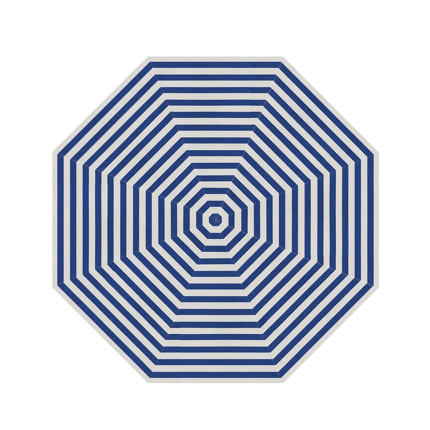 Product Image for Messina parasollduk dark blue stripes Ø270 cm
