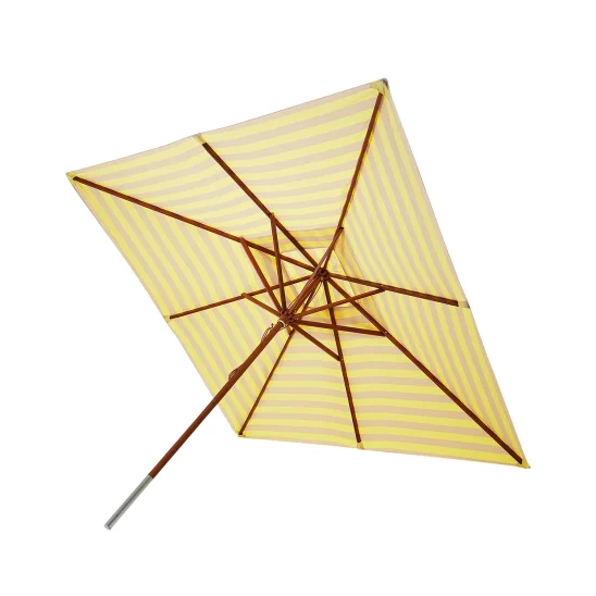 Messina parasoll lemon/sand 300x300 cm