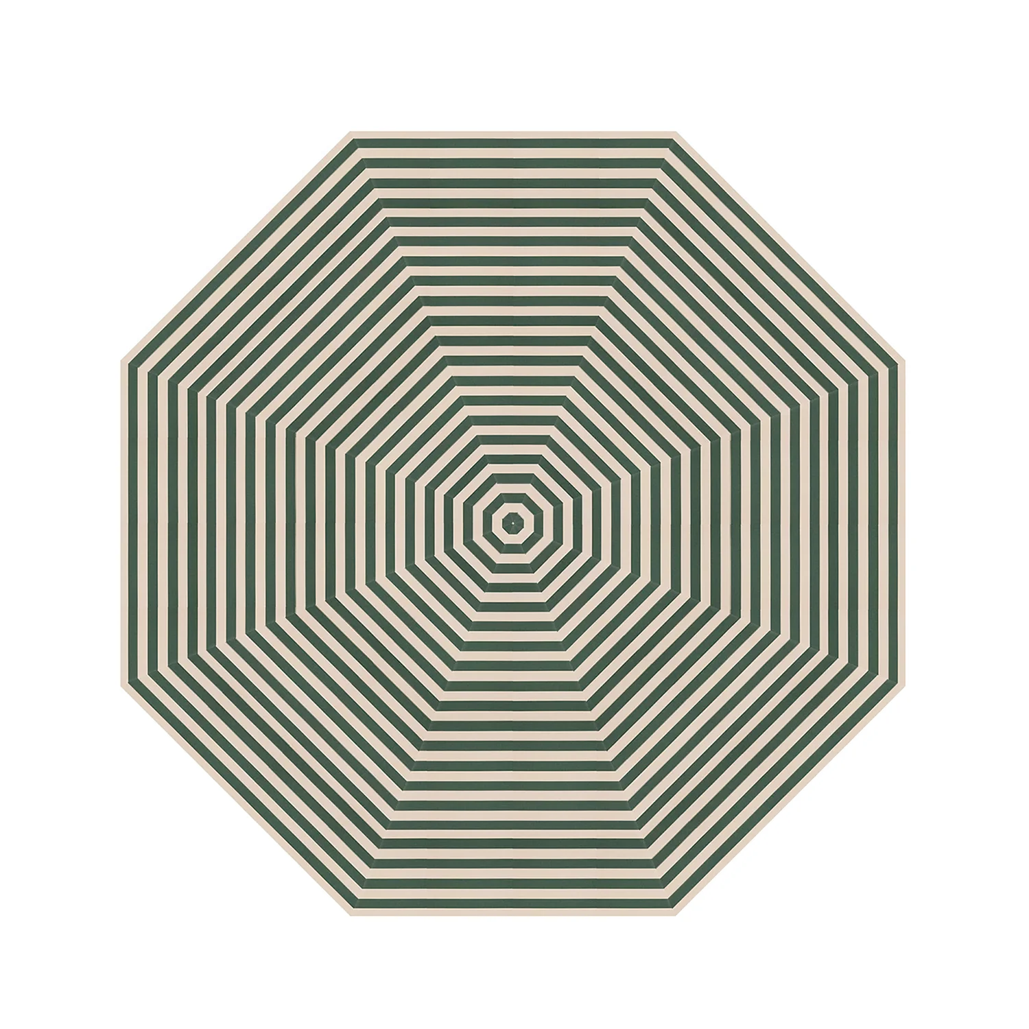 Product Image for Messina parasollduk light apricot/dark green stripe Ø300 cm
