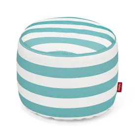Point outdoor sittpuff stripe azur