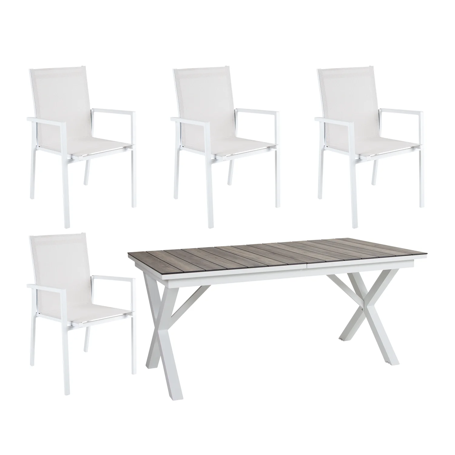 Avanti/Hillmond matgrupp 160-220 cm, vit