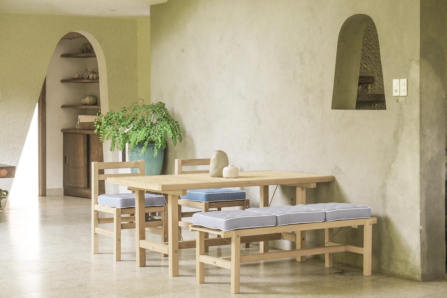 Matbord 62 redwood - 155x85 cm