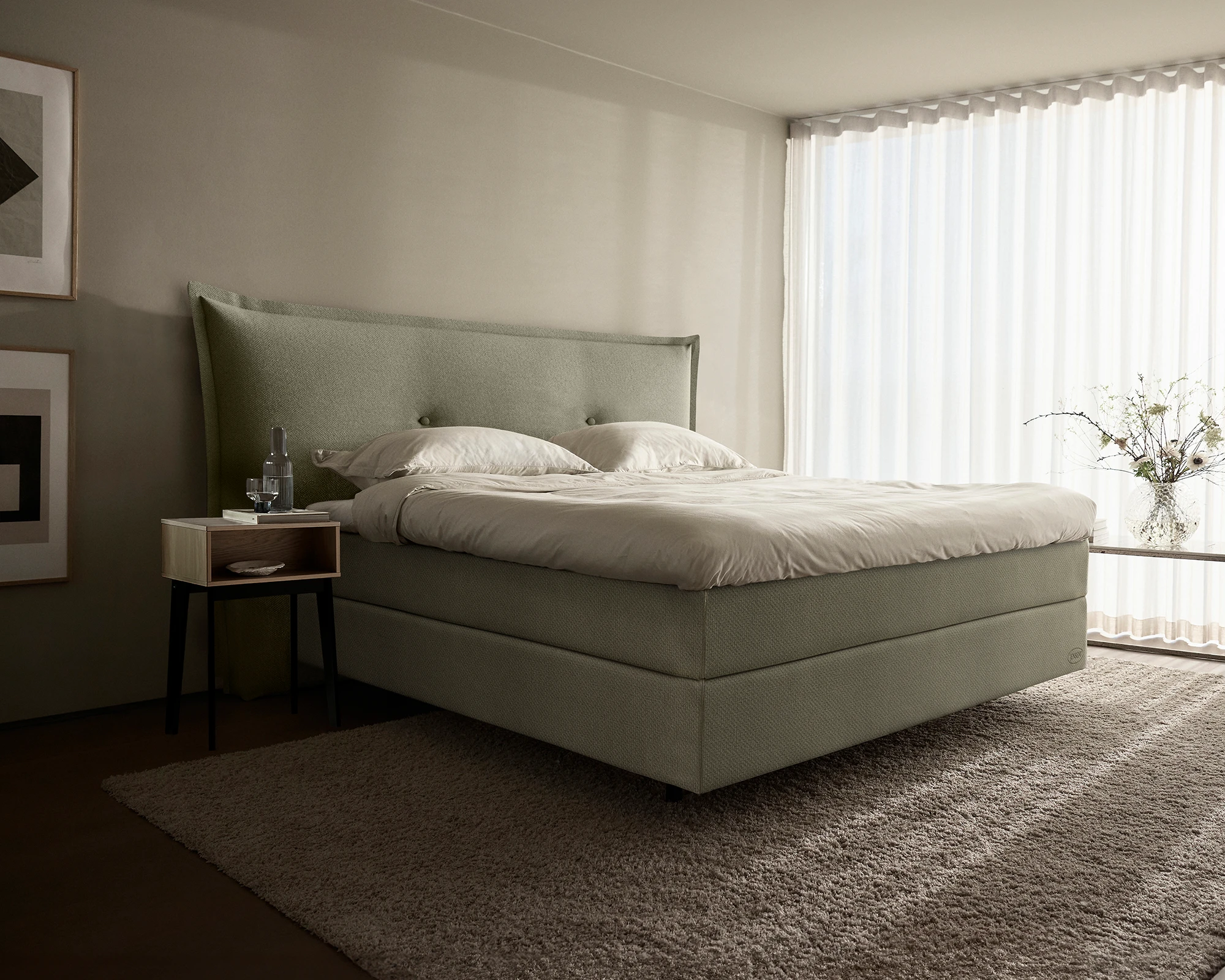 Jensen Ambassadör+ kontinental enkelsäng