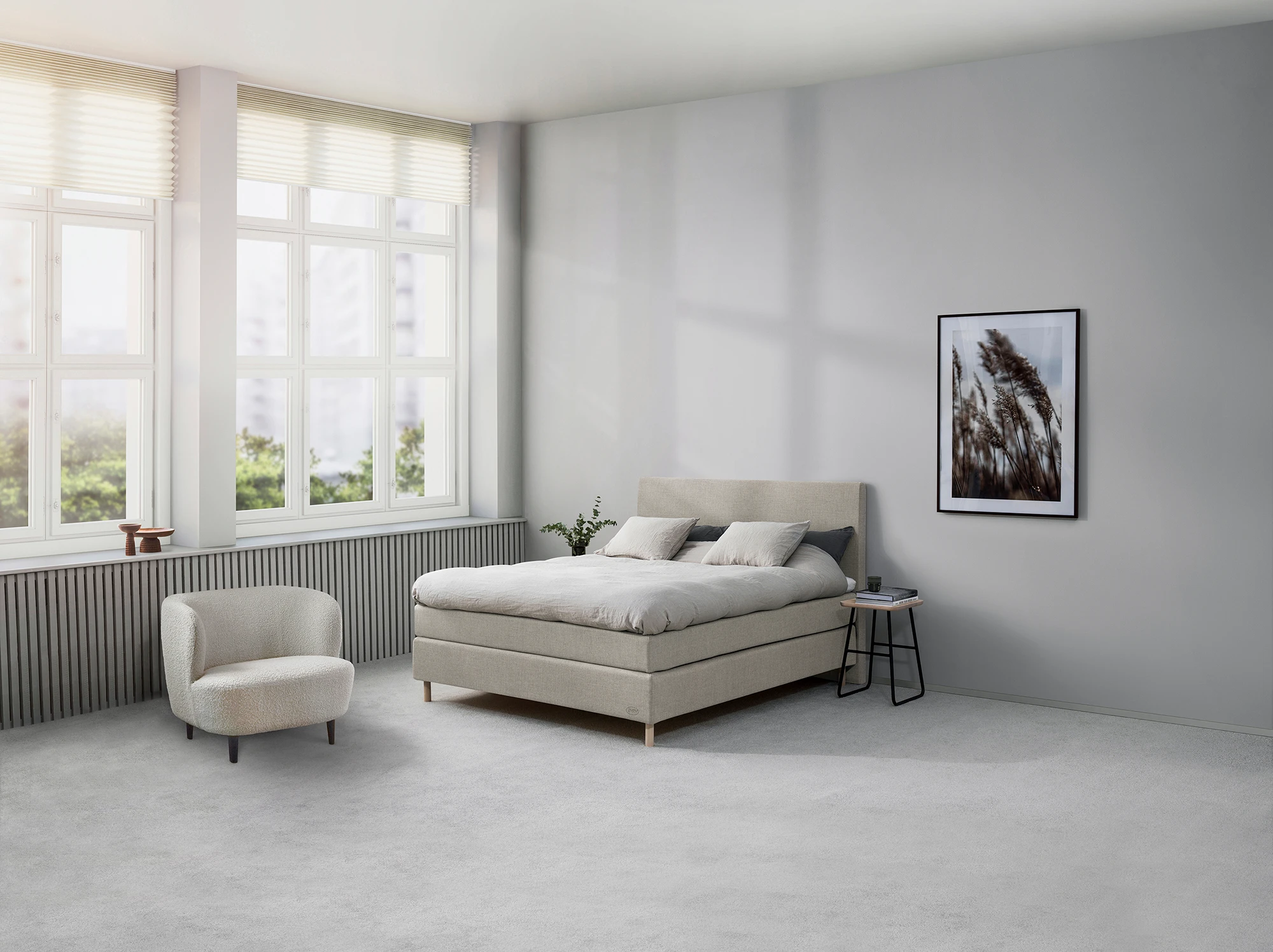 Jensen Ambassadör+ kontinental enkelsäng