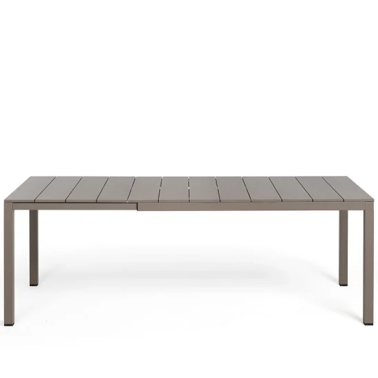 Nardi Rio Alu förlängningsbord taupe 140/210x85 cm