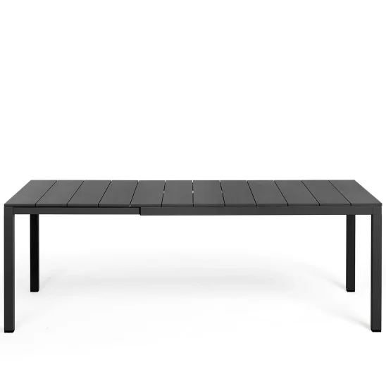 Nardi Rio Alu förlängningsbord antracit 140/210x85 cm