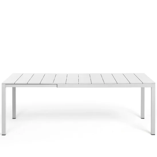 Nardi Rio Alu förlängningsbord vit 140/210x85 cm