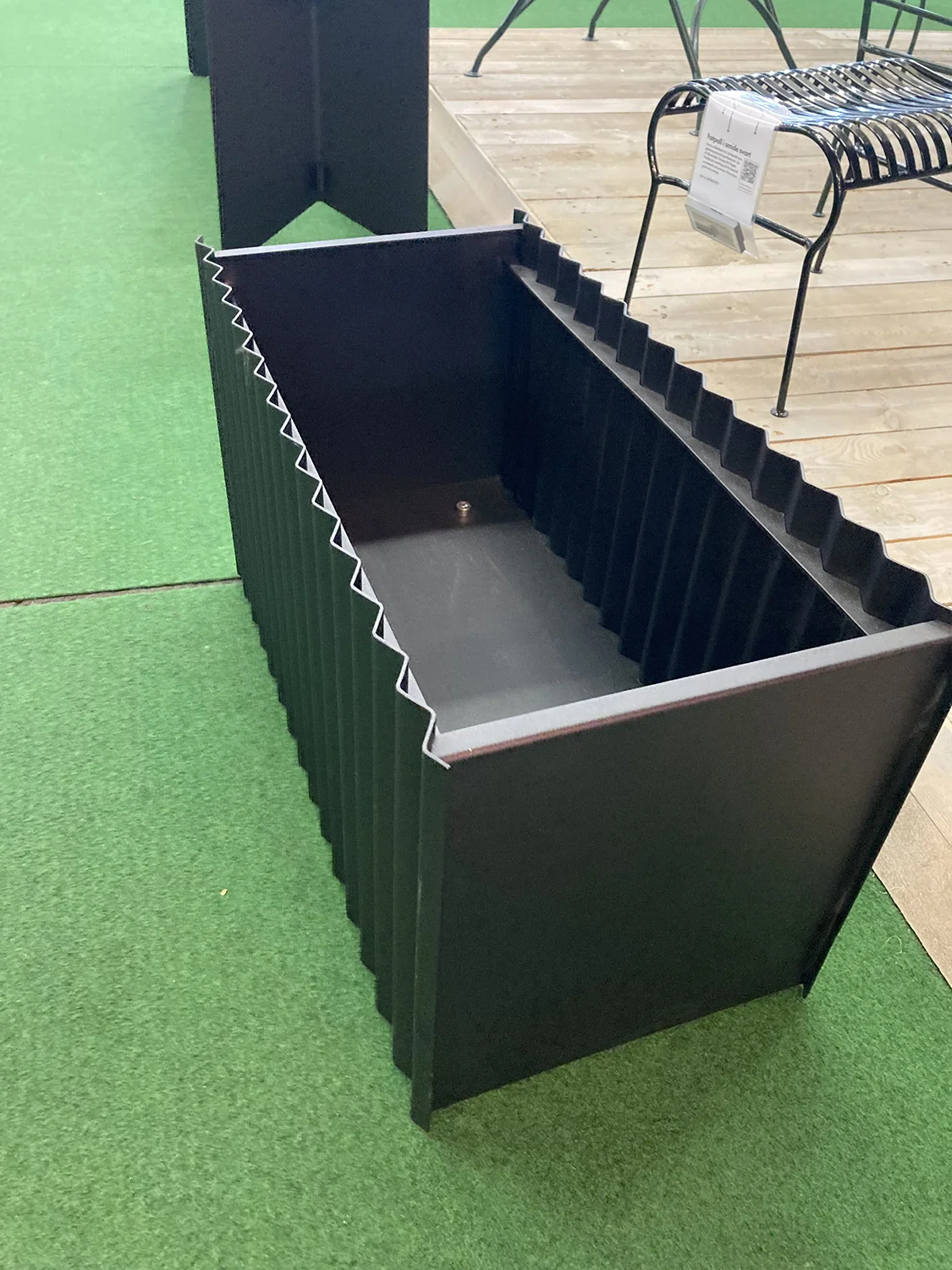 SMD Vida planteringskärl svart 63x30 cm