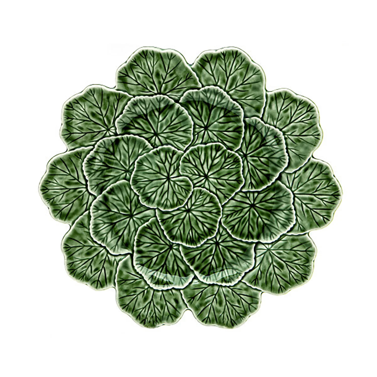 Product Image for Leaf mattallrik grön, Ø33 cm