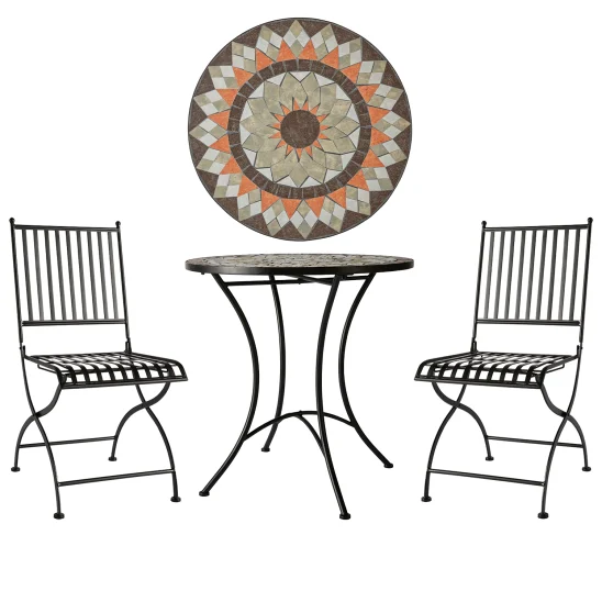 Venice caféset svart/stjärna multifärgad