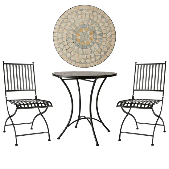 Venice caféset svart/natur