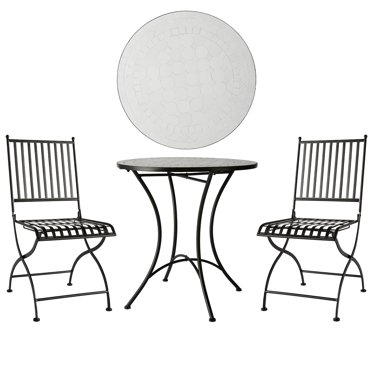 Product Image for Venice caféset svart/vit