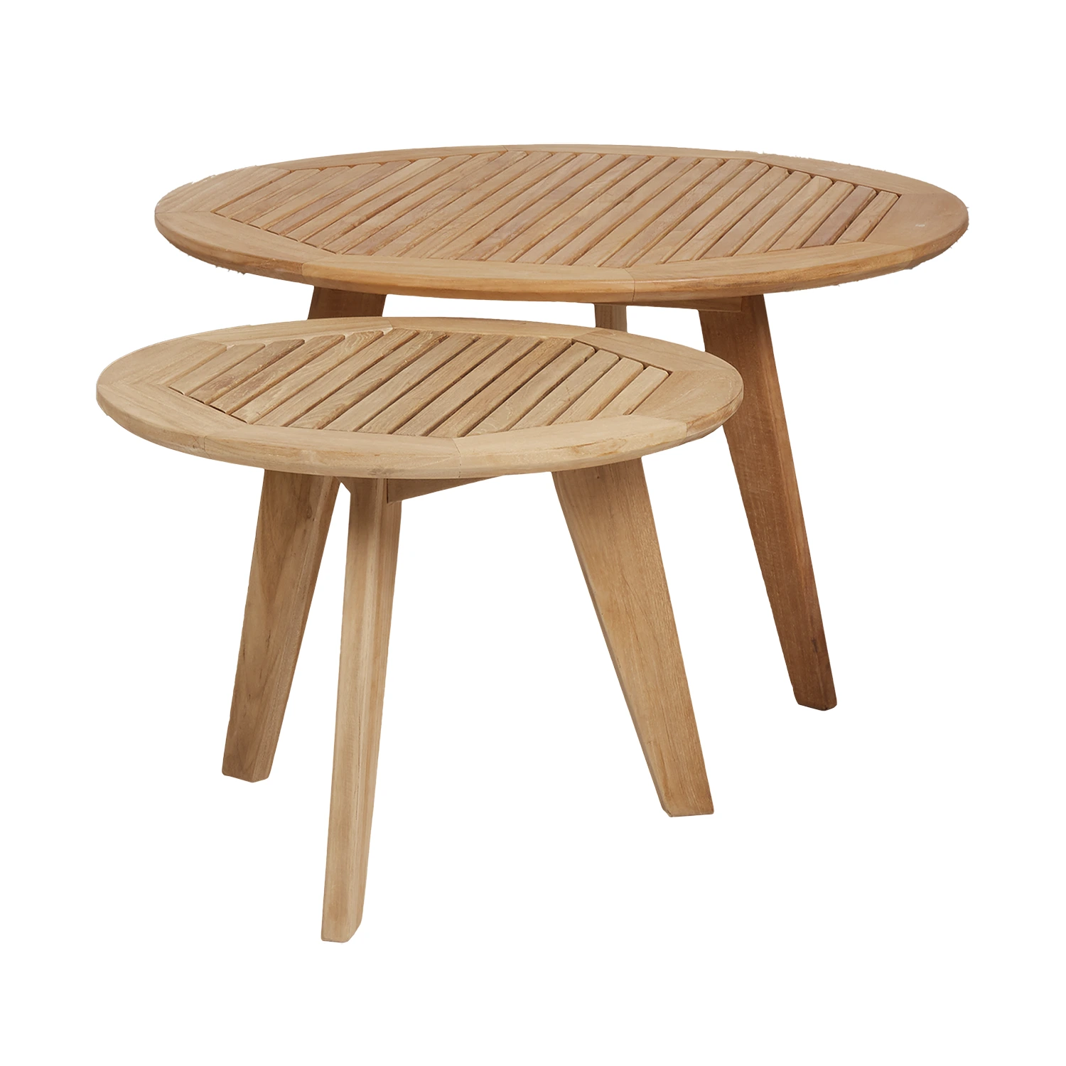 Kastos satsbord teak Ø60/90 cm