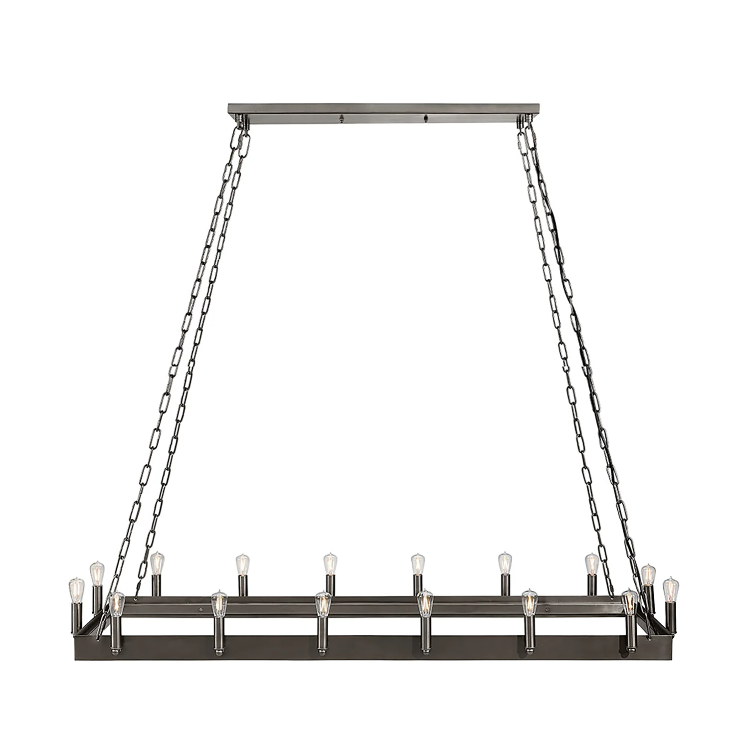 Product Image for Crown taklampa antique iron, 148x48 cm