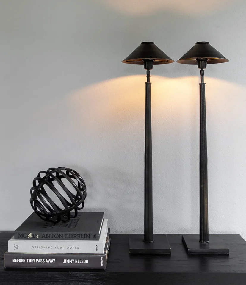 Positano bordslampa antik brons