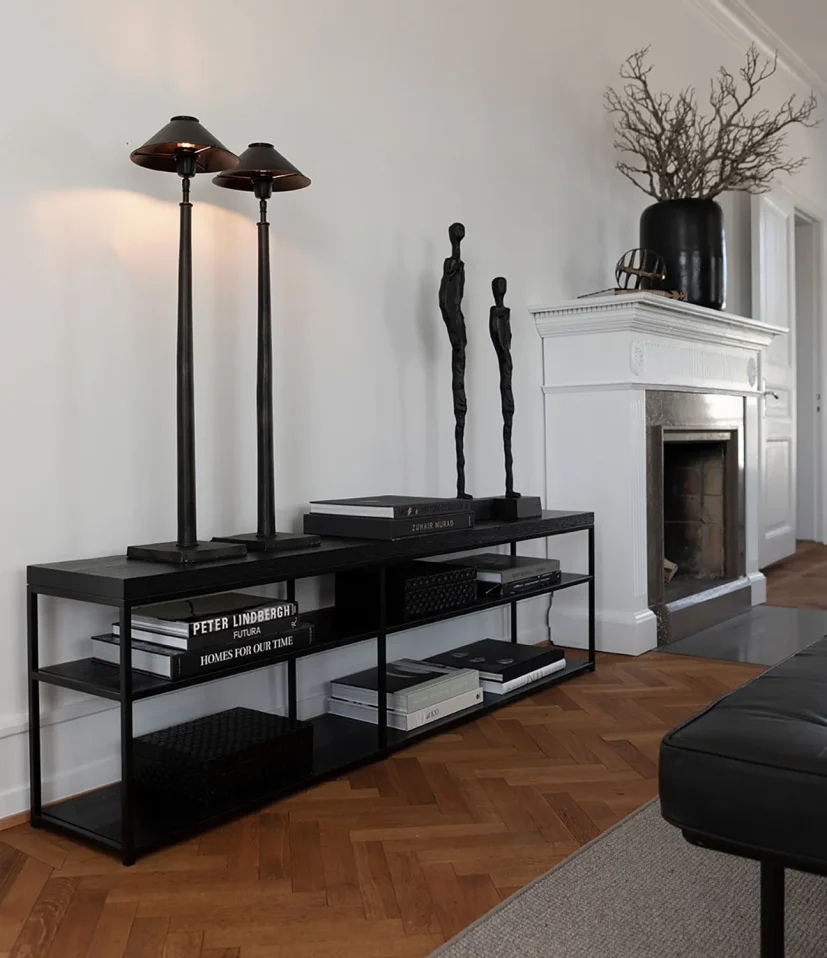 Positano bordslampa antik brons
