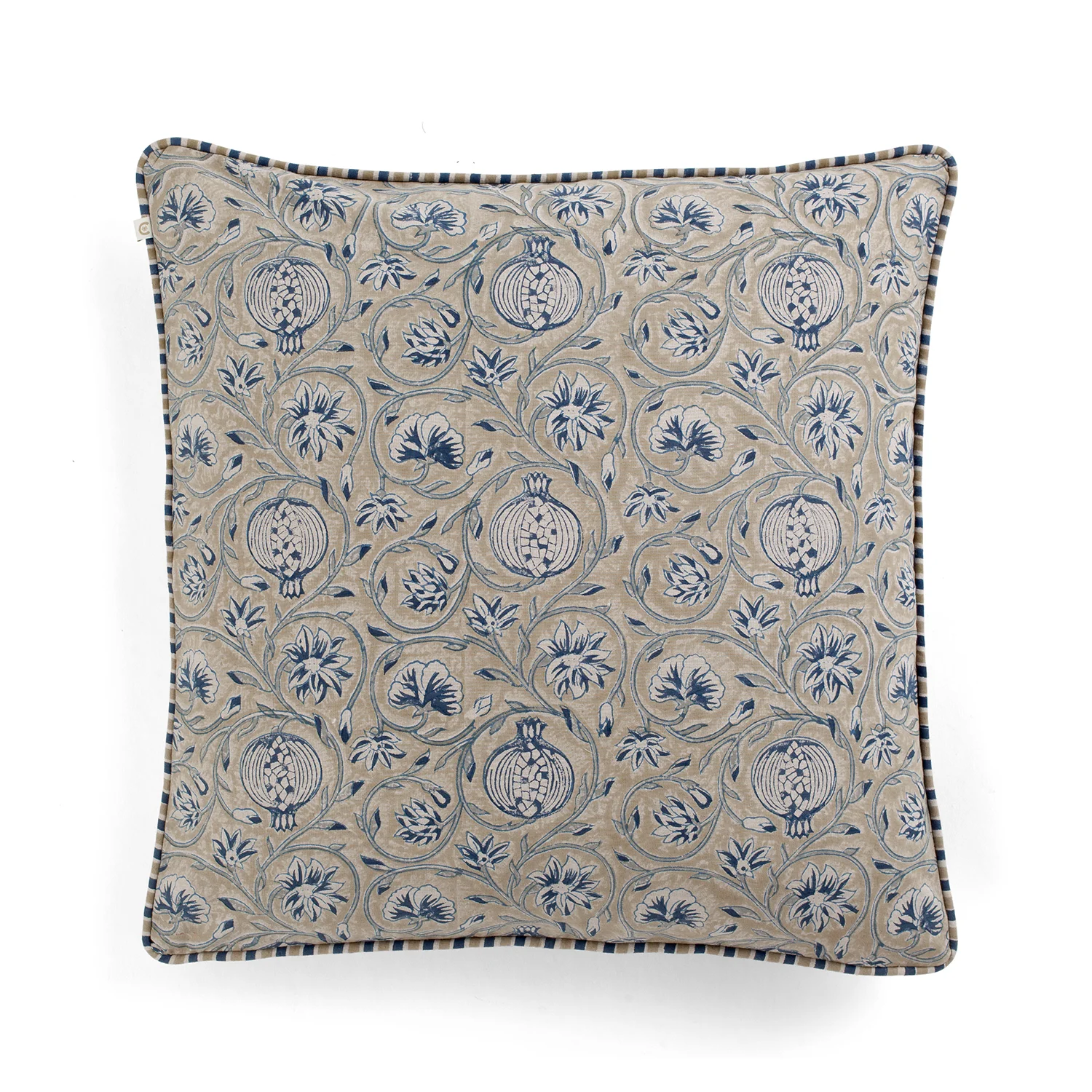 Product Image for Kuddfodral Tangier Pomegranate Beige/Blå 50x50 cm