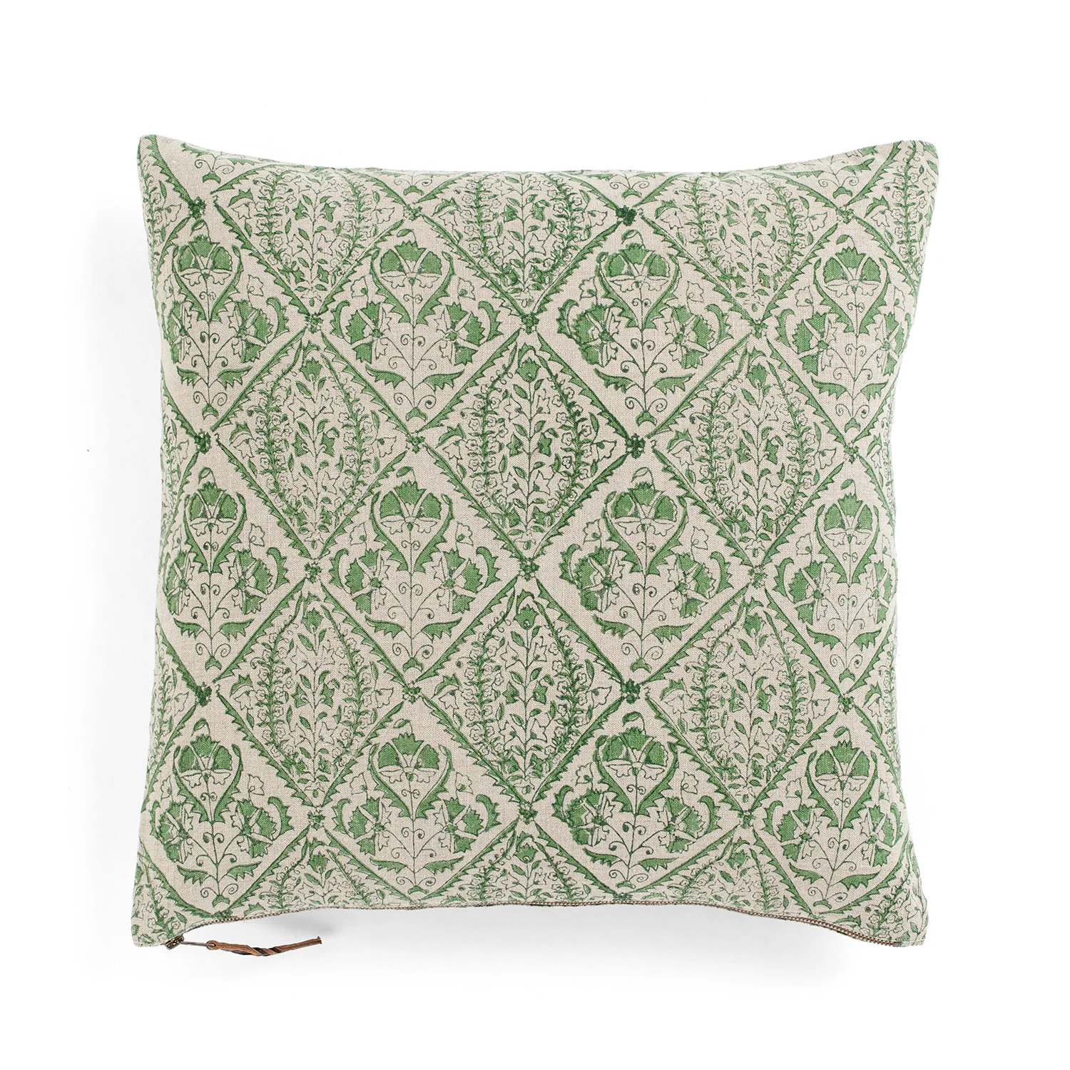 Product Image for Kuddfodral Linne Jaipur Grön 50x50 cm
